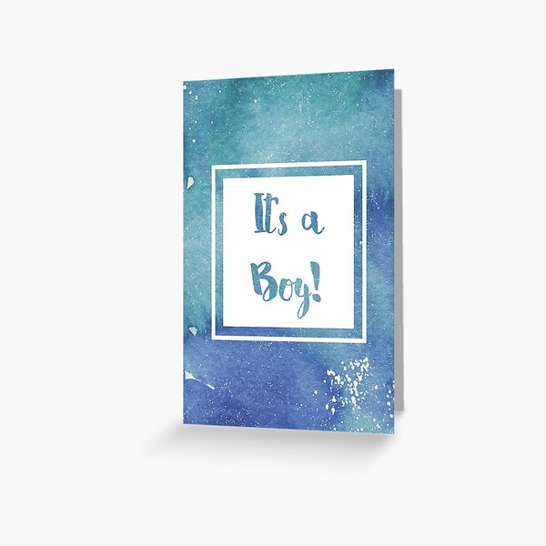 Item preview, It's a boy! Greeting Card designed and sold by Rumpleshite.