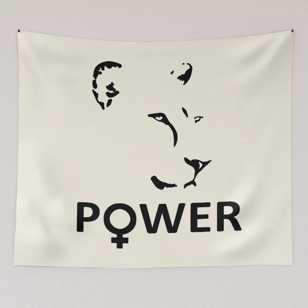 Item preview, Lioness Artwork Female Power designed and sold by Scotch Macaskill.