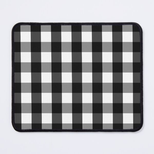 Item preview, Gingham Plaid Pattern (black/white) designed and sold by Design Minds Boutique.