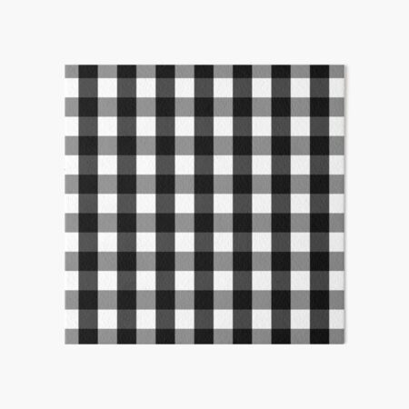 Gray Checkered Art Board Prints for Sale