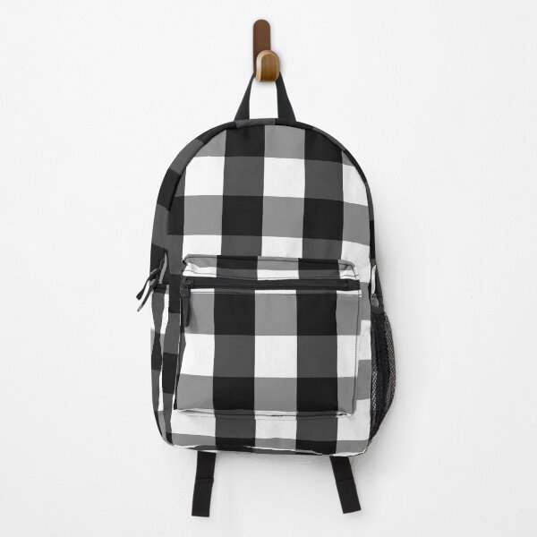 Item preview, Gingham Plaid Pattern (black/white) designed and sold by Design Minds Boutique.