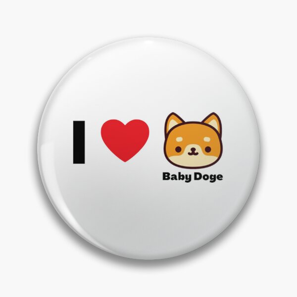 Aperçu de l'œuvre Bébé Doge J'aime Bébé Doge créée et vendue par Lydialee56.