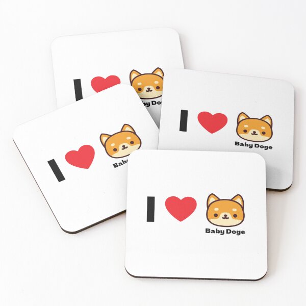 Aperçu de l'œuvre Bébé Doge J'aime Bébé Doge créée et vendue par Lydialee56.