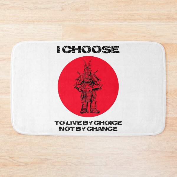 Item preview, Samurai Japanese warrior quote i choose to live by choice not by chance designed and sold by mmammammira.