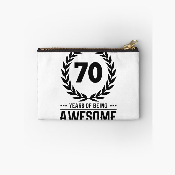 Item preview, 70 Years of Being Awesome - Birthday - Quotes designed and sold by AsmArt-co.