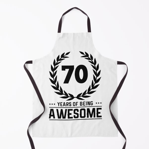 Item preview, 70 Years of Being Awesome - Birthday - Quotes designed and sold by AsmArt-co.
