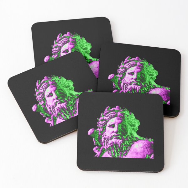 Item preview, greek god carrying baby muticolor - greek zeus art prints designed and sold by UnseenCreations.