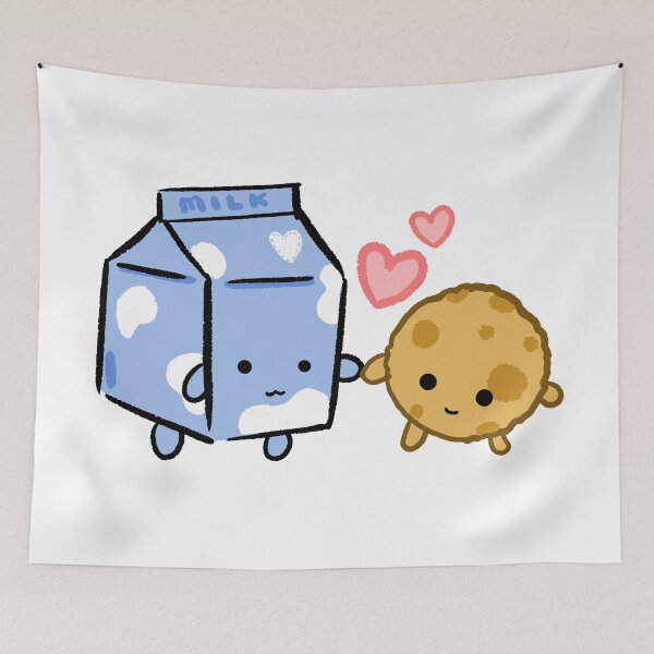 Item preview, Cute valentine day, milk to my cookie designed and sold by yudoodliez.