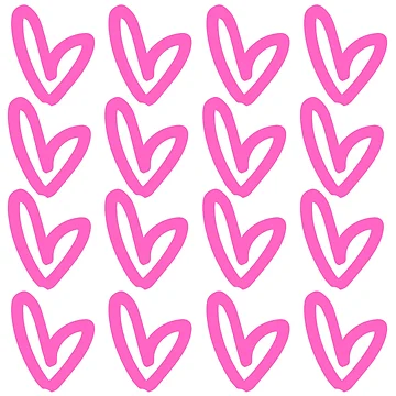 Imagen de la obra CORAZONES ROSAS de Pinprint