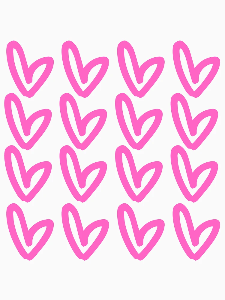Imagen 6 de 6, Sudadera con capucha con la obra CORAZONES ROSAS, diseñada y vendida por Pinprint.