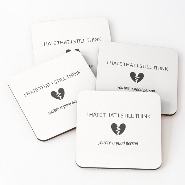 Item preview, I hate that i still think you'are a good person shirt designed and sold by Crystakim.