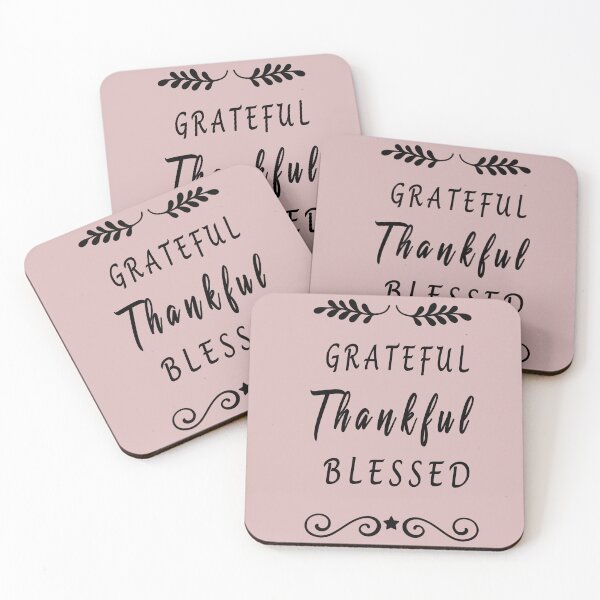 Item preview, grateful, thankful and blessed T-Shirt designed and sold by AM   Store.
