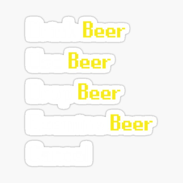 Item preview, Runescape Beer Interaction   designed and sold by VennButler.