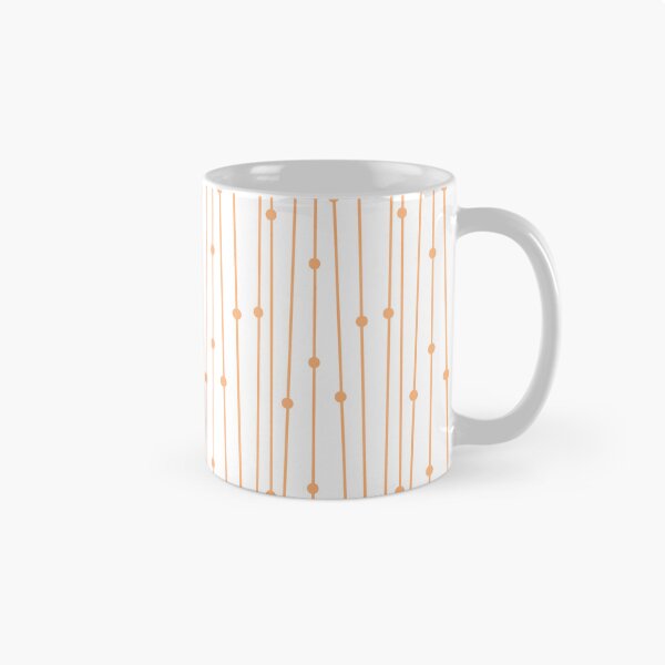 Item preview, Orange and White Stripe Polka Dot Pattern Pairs DE 2022 Popular Color Market Melon DE5199 designed and sold by ColorOfTheYears.