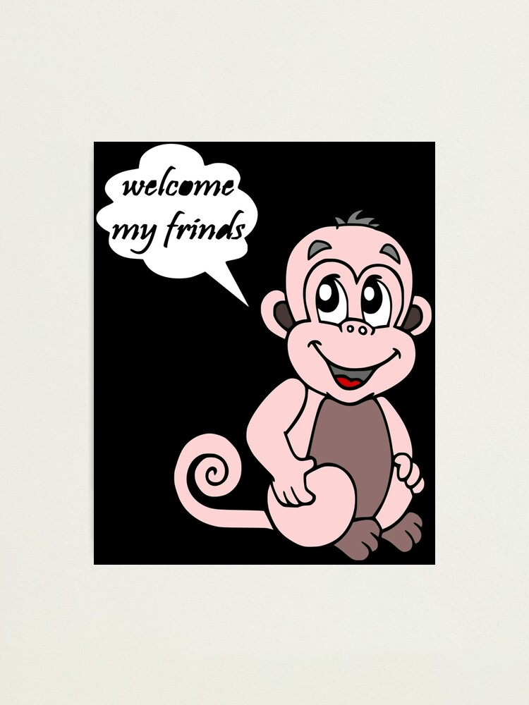 monkey cartoon drawing easy