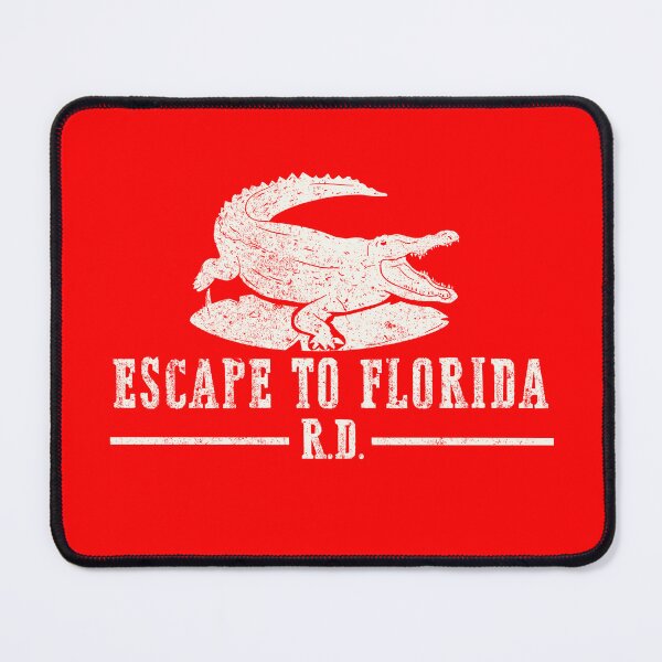 Item preview, Escape To Florida Funny Vintage Ron DeSantis Sarcasm Retro Crocodile designed and sold by GraphifyArt.
