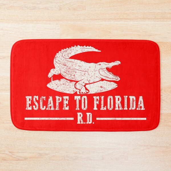 Item preview, Escape To Florida Funny Vintage Ron DeSantis Sarcasm Retro Crocodile designed and sold by GraphifyArt.