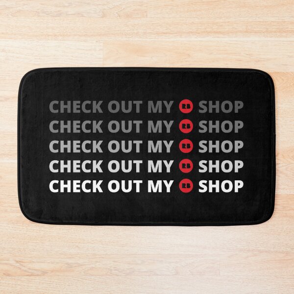 Item preview, "Check Out My Redbubble Shop" Design designed and sold by ChristinaLittle.