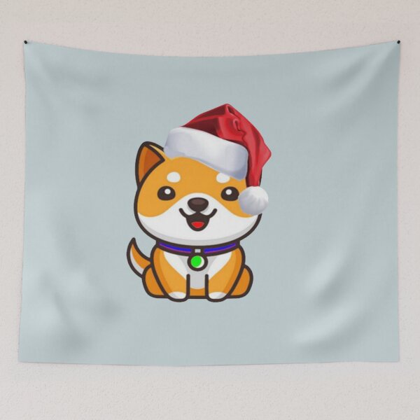 Item preview, Baby Doge Coin Santa designed and sold by Lydialee56.