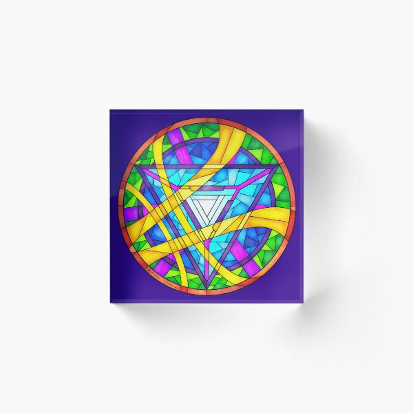 Item preview, Ironstrange - Stained Glass Arc Reactor designed and sold by Di Wey.