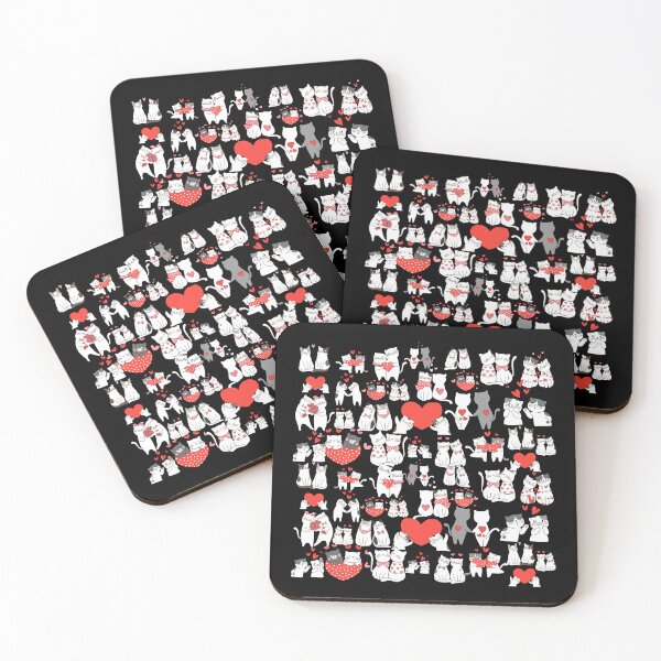 Item preview, Cat lover couple, Valentine Day, Heart Valentine Day, designed and sold by spherex.