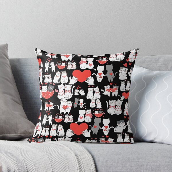 Item preview, Cat lover couple, Valentine Day, Heart Valentine Day, designed and sold by spherex.