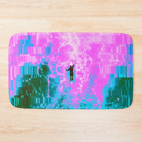 Item preview, Surfer in the Ocean Glitch Art designed and sold by glitchhub.