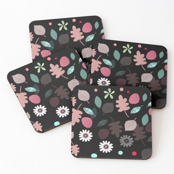 Item preview, LEAF MOTIF BLACK designed and sold by KINGTOUCAN.