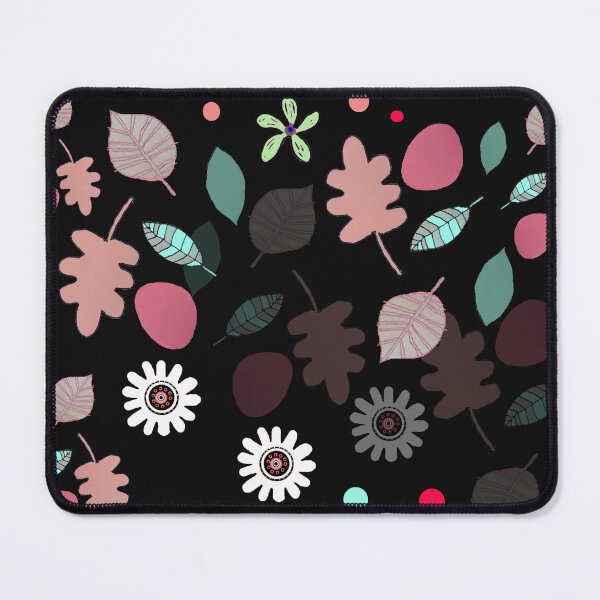 Item preview, LEAF MOTIF BLACK designed and sold by KINGTOUCAN.