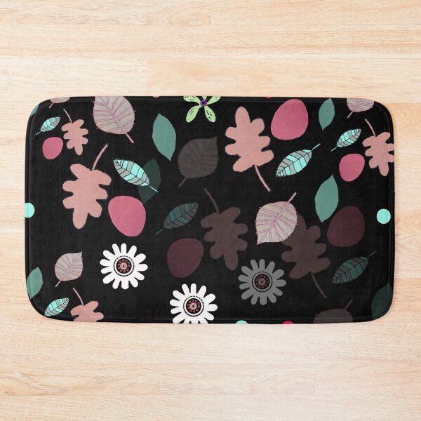 Item preview, LEAF MOTIF BLACK designed and sold by KINGTOUCAN.