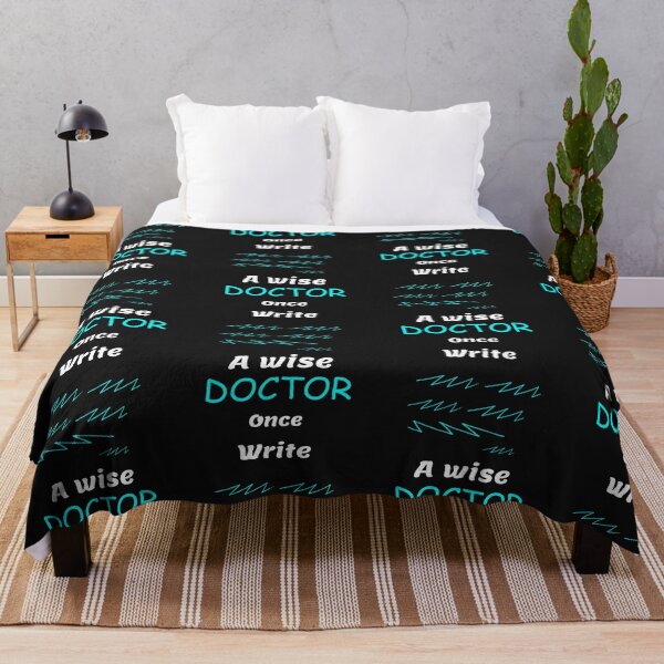 Item preview, funny gift for doctors a wise doctor once write designed and sold by Crystakim.