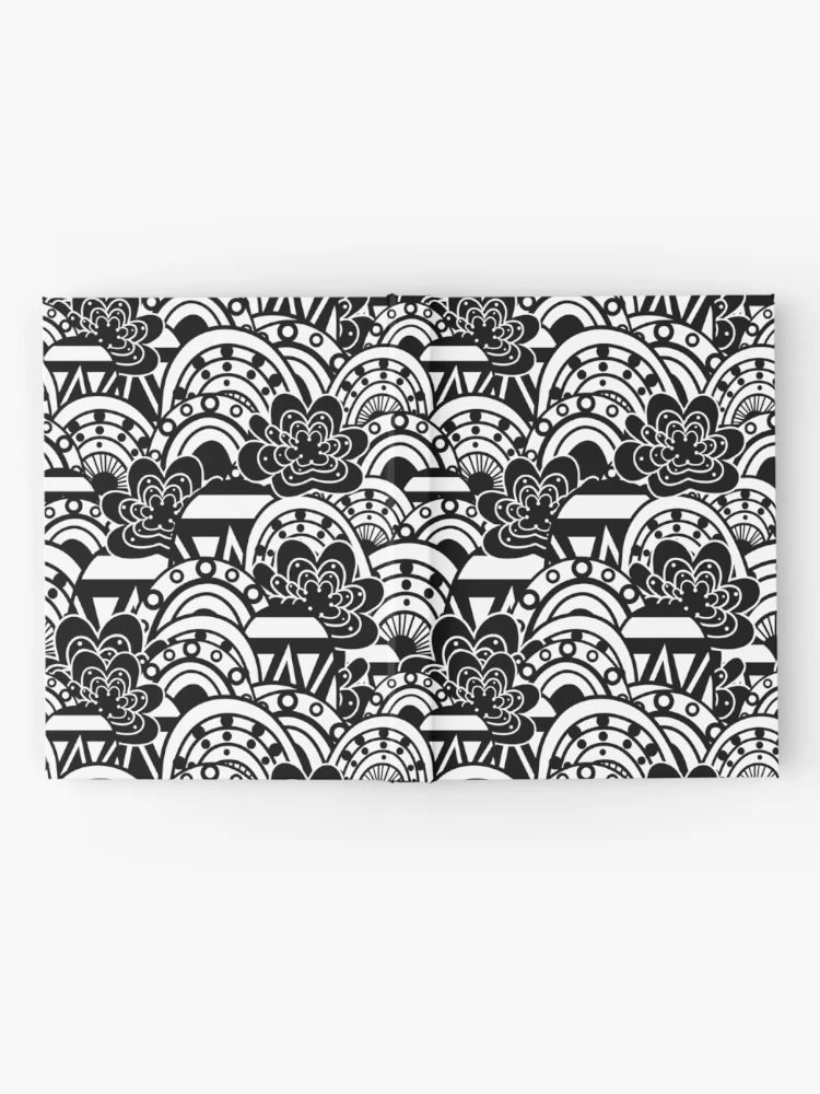Thumbnail 2 of 3, Journal, Pattern abstract elements designed and sold by Tanor.