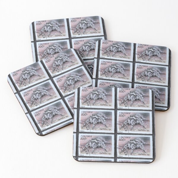Item preview, Spider Vintage Postage Stamp designed and sold by Factory57.