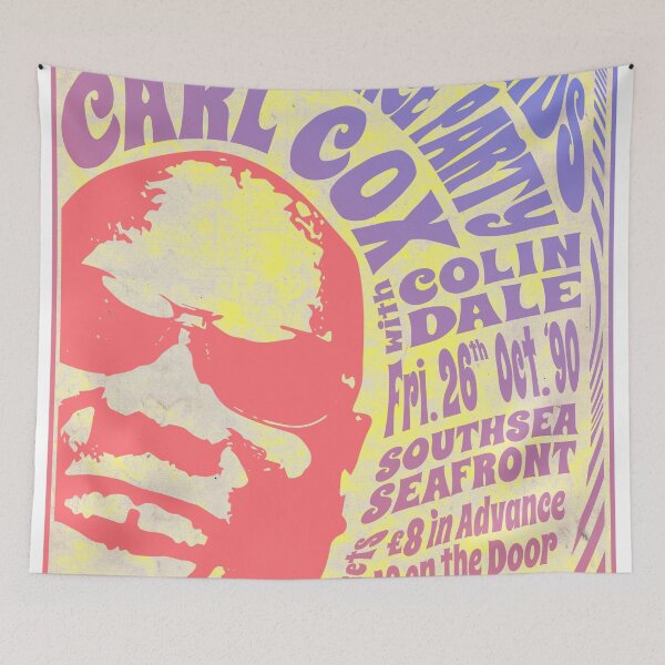 Item preview, Carl Cox at the Portsmouth Pyramids with Colin Dale 1990 designed and sold by Lick-Design.
