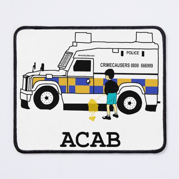 Item preview, ACAB Paddy Wagon Police Northern Ireland Illustration Funny designed and sold by DGFNI.