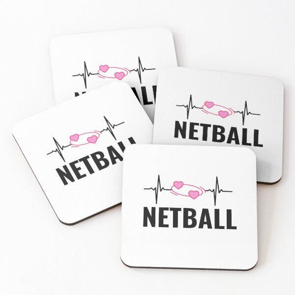 Item preview, Netball Heart Beat designed and sold by Sunset-1.