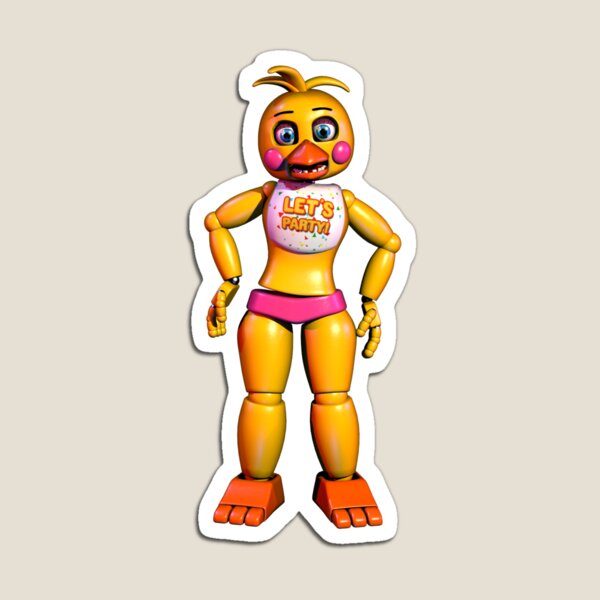 Funtime Chica Transparent Magnet for Sale by dongoverlord