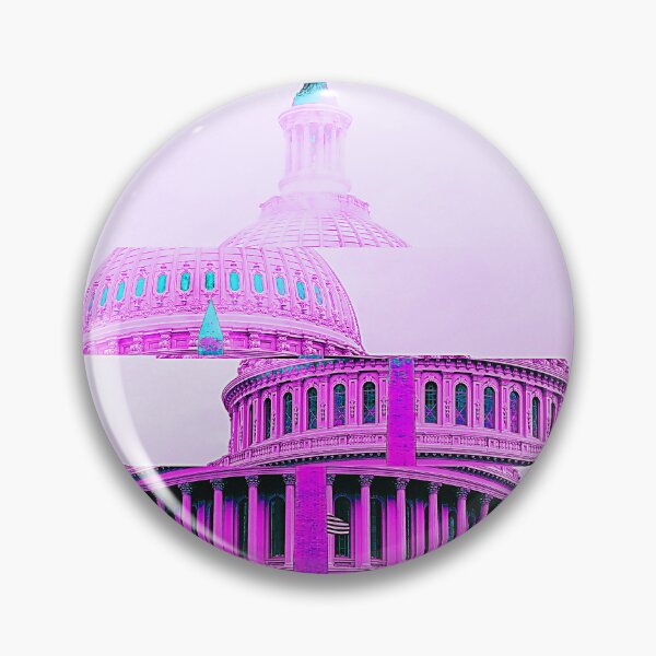 Item preview, Washington DC Obelisk Washington Monument Capitol Building Glitch Art designed and sold by glitchhub.