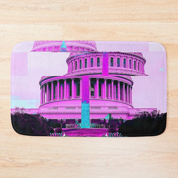 Item preview, Washington DC Obelisk Washington Monument Capitol Building Glitch Art designed and sold by glitchhub.
