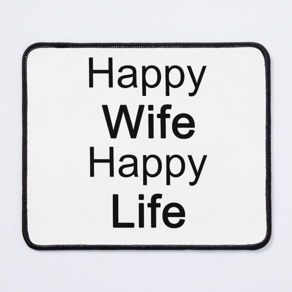 Item preview, Happy Wife Happy Life designed and sold by OSDHLU.