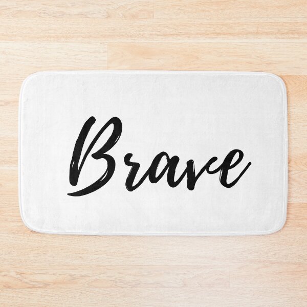 Item preview, Brave - Motivational Affirmation Mantra designed and sold by ActionFocus.