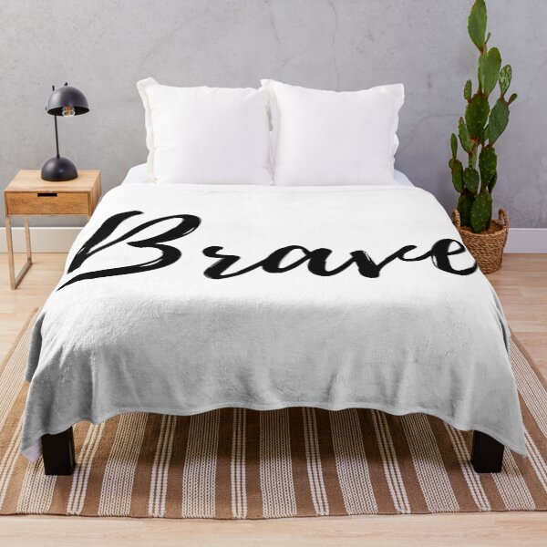 Item preview, Brave - Motivational Affirmation Mantra designed and sold by ActionFocus.