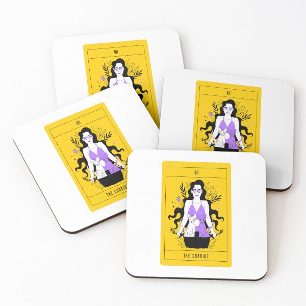 Item preview, CARTA DE TAROT DIVERTIDA LA CARROZA designed and sold by DiscoVibes.