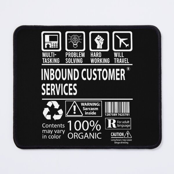 Item preview, Inbound Customer Services T Shirt - MultiTasking Certified Job Gift Item Tee designed and sold by sabinacsnm.
