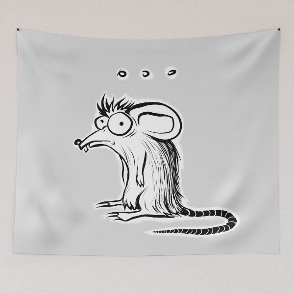 Item preview, Tired funny rat designed and sold by Ishtamari.
