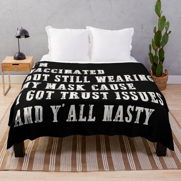 Item preview, I'm Vaccinated But Still Wearing My Mask Vaccinated Quote designed and sold by GraphifyArt.