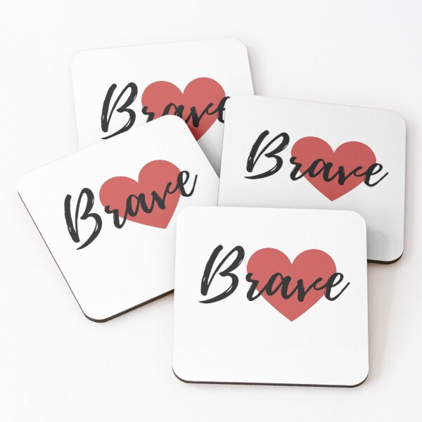 Item preview, Brave Heart - Motivational Affirmation Mantra designed and sold by ActionFocus.
