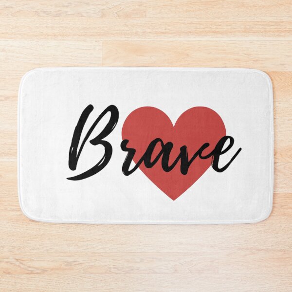 Item preview, Brave Heart - Motivational Affirmation Mantra designed and sold by ActionFocus.