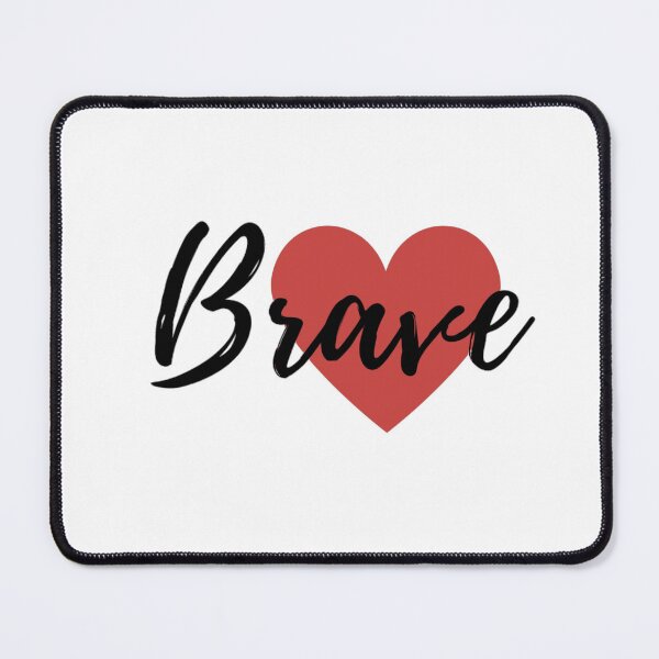Item preview, Brave Heart - Motivational Affirmation Mantra designed and sold by ActionFocus.