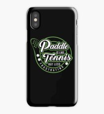 Paddle Tennis - Its a fabulous game! iPhone Case